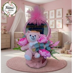 Bebek Aynalı Peluşlu Kız